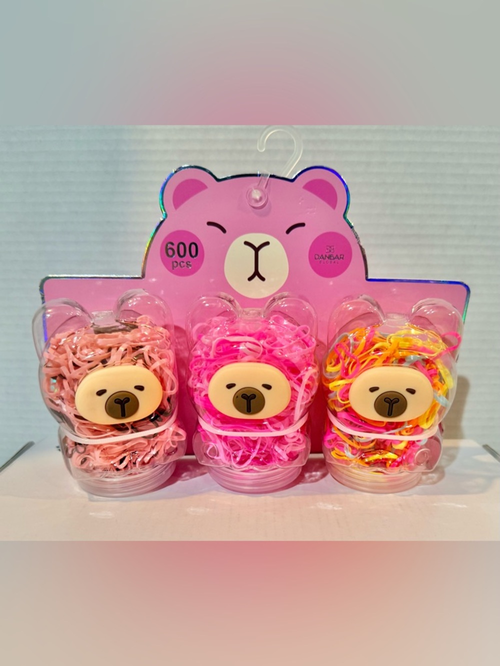 Danbar Hair Accessories 600pcs Assorted Hair Bands 3pack Brand New